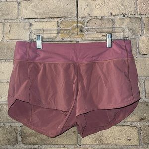 Lululemon pink shorts. Size 8 and minimal wear! So cute and comfortable.